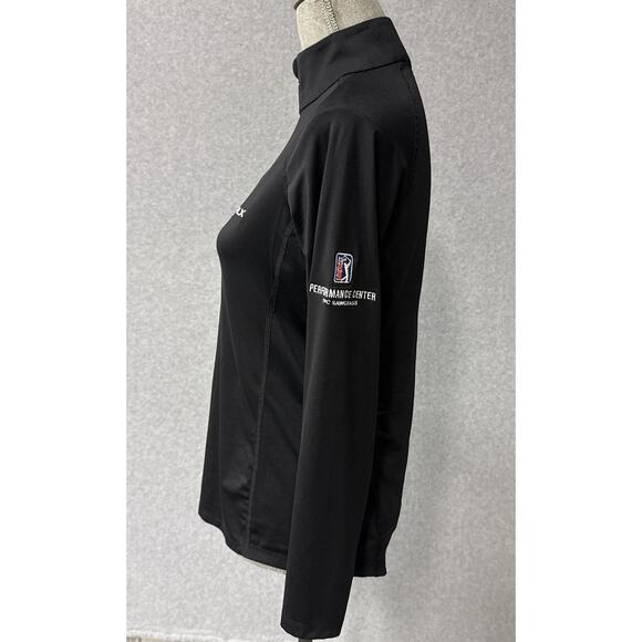 RLX Ralph Lauren Black Quarter Zip Performance Top Women’s Small TPC Sawgrass - Picture 5 of 12